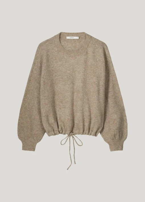 Oversized jumper with drawstring^Summum Best