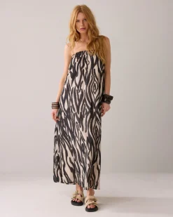 Print maxi-dress^Summum Discount