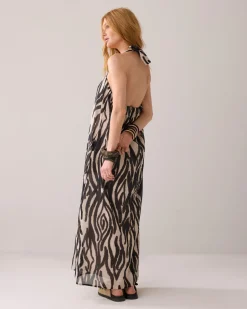 Print maxi-dress^Summum Discount