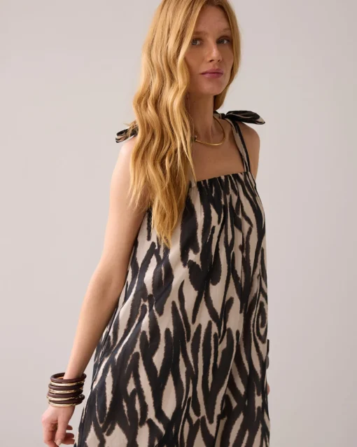 Print maxi-dress^Summum Discount