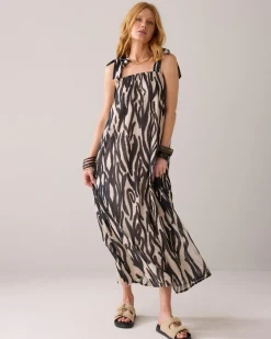 Print maxi-dress^Summum Discount