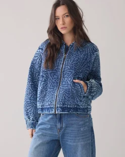 Quilted bomber jacket^Summum Hot