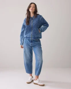 Quilted bomber jacket^Summum Hot