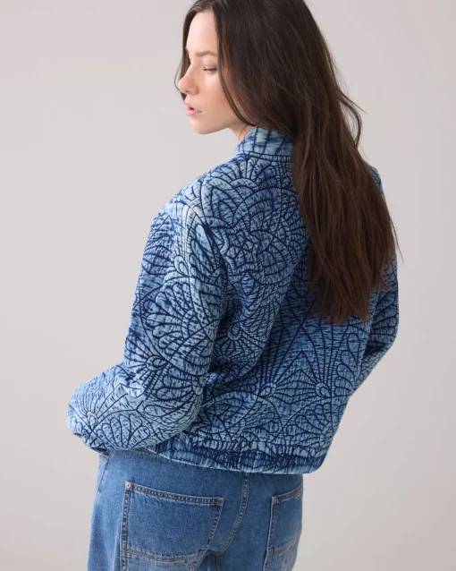 Quilted bomber jacket^Summum Hot