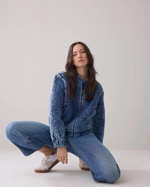 Quilted bomber jacket^Summum Hot