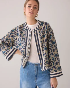 Reversible kimono jacket^Summum New