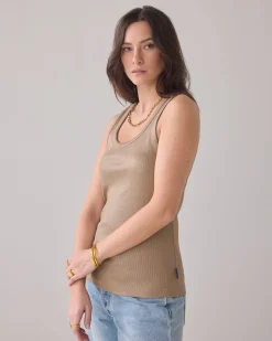 Ribbed tank top^Summum Best
