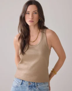 Ribbed tank top^Summum Best