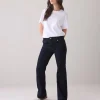 Rinse-wash flared jeans^Summum Outlet