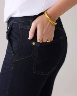 Rinse-wash flared jeans^Summum Outlet