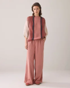 Roomy bat sleeve top^Summum Sale
