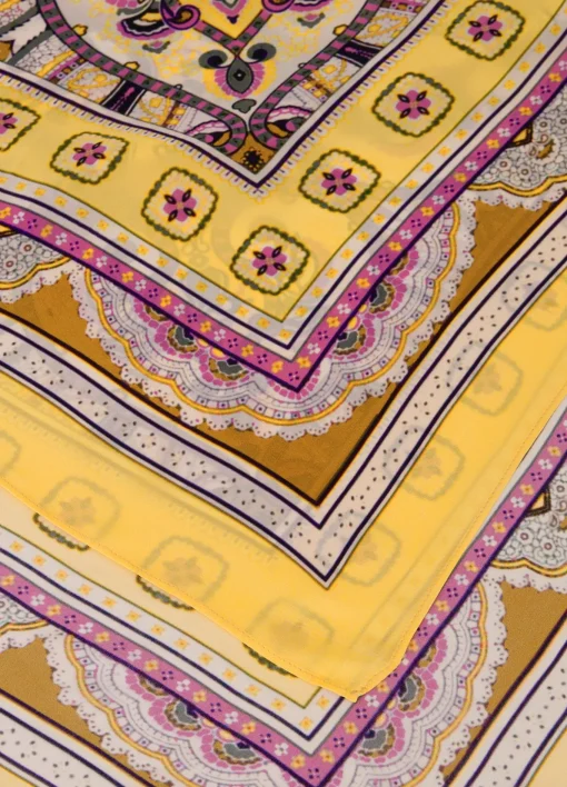 Shiny square scarf^Summum Sale