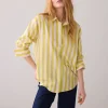 Shirt blouse with stripe print^Summum Hot