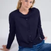 Short cardigan with buttons^Summum Clearance