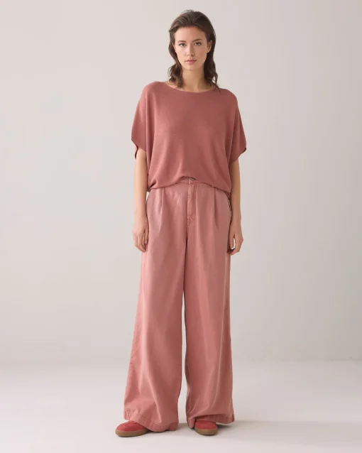 Sleeveless oversized top^Summum Online