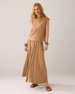 Sleeveless scuba top^Summum Hot