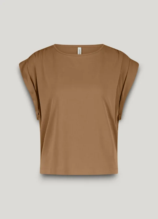 Sleeveless scuba top^Summum Hot