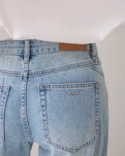 Straight-leg jeans vintage wash^Summum Outlet