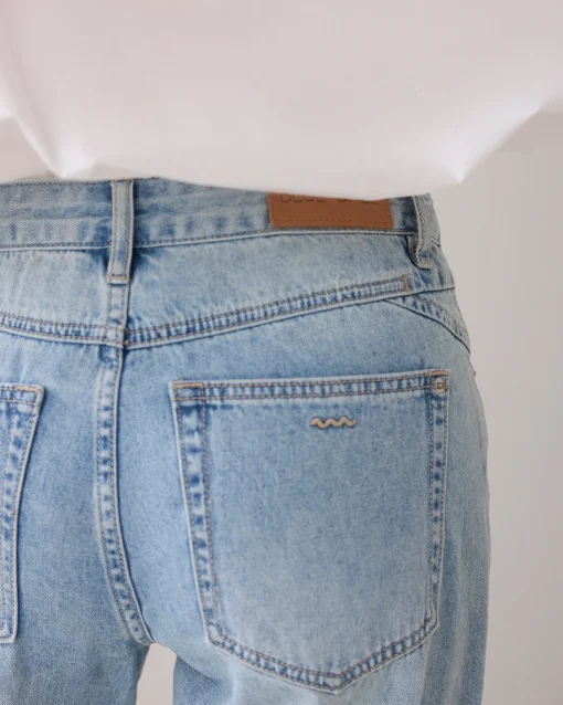 Straight-leg jeans vintage wash^Summum Outlet