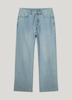 Straight-leg jeans vintage wash^Summum Outlet