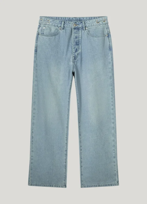 Straight-leg jeans vintage wash^Summum Outlet