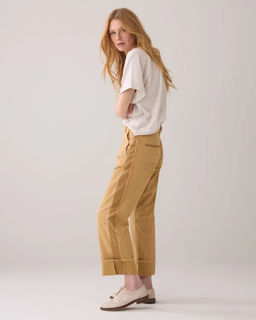 Straight-leg workstyle trousers^Summum New