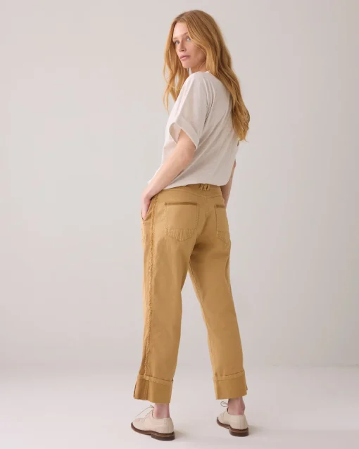 Straight-leg workstyle trousers^Summum New
