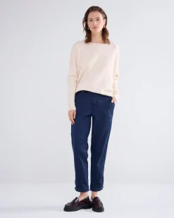 Tapered fit broek twill^Summum Clearance