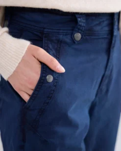 Tapered fit broek twill^Summum Clearance