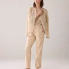 Tapered trousers in linen blend^Summum Fashion