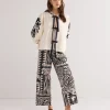 7/8th length two-tone trousers^Summum Sale