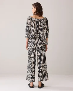 7/8th length two-tone trousers^Summum Sale