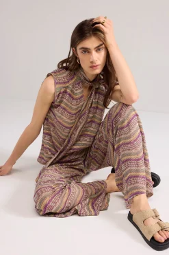 Top in Italian jaquard fabric^Summum Fashion