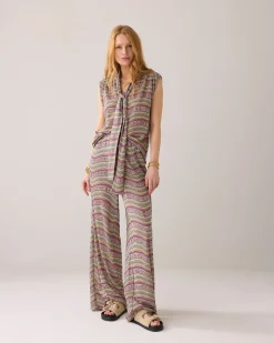 Top in Italian jaquard fabric^Summum Fashion
