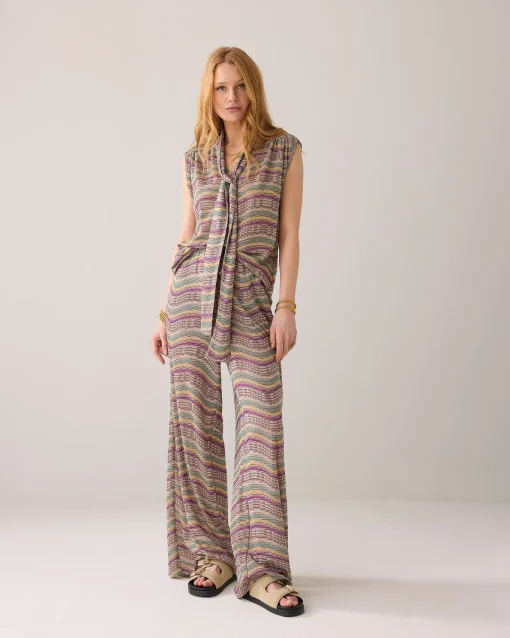 Top in Italian jaquard fabric^Summum Fashion