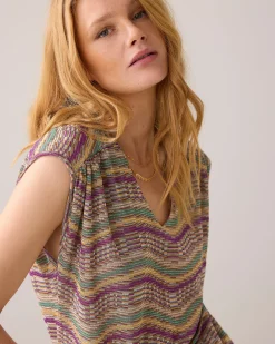 Top in Italian jaquard fabric^Summum Fashion
