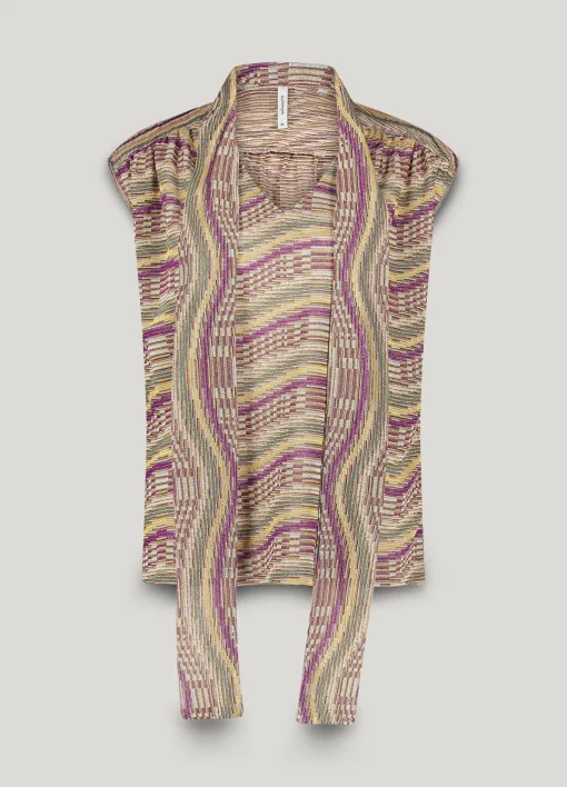 Top in Italian jaquard fabric^Summum Fashion