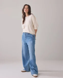 Top with puffed sleeves^Summum Online