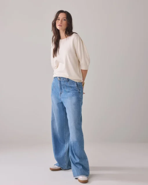 Top with puffed sleeves^Summum Online