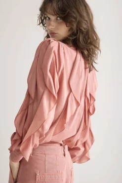 Top with ruffles^Summum Fashion