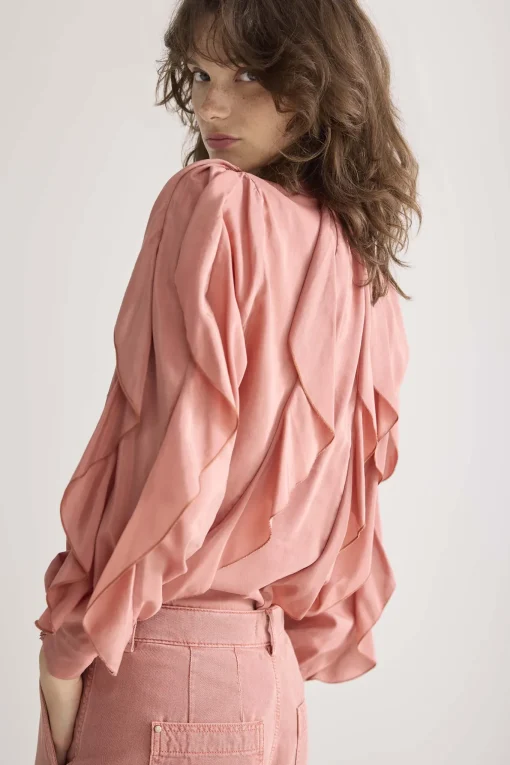Top with ruffles^Summum Fashion