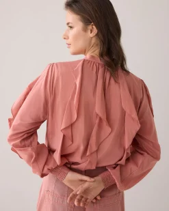 Top with ruffles^Summum Fashion