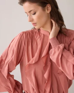 Top with ruffles^Summum Fashion