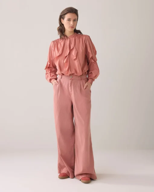 Top with ruffles^Summum Fashion