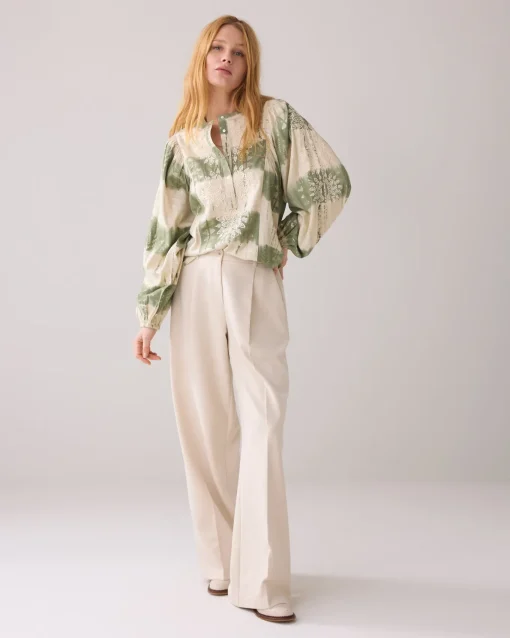 Top with tie dye print and lurex^Summum Discount