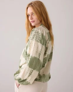 Top with tie dye print and lurex^Summum Discount