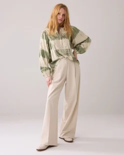 Top with tie dye print and lurex^Summum Discount
