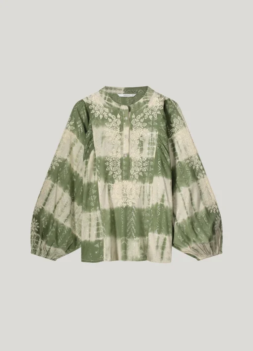 Top with tie dye print and lurex^Summum Discount