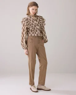 Trousers in twill fabric^Summum Discount
