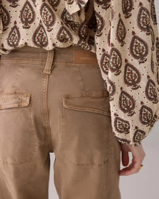 Trousers in twill fabric^Summum Discount